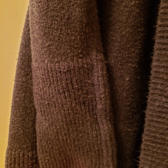 Ann Taylor Loft rib trim cardigan Grey size M - Picture 3 of 8